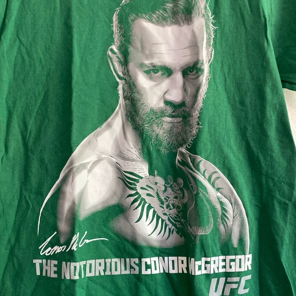 UFC Unisex Green Conor McGregor T-shirt - Picture 2 of 2
